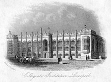 Collegiate Institution, Liverpool, c1870s. Artist: Unknown