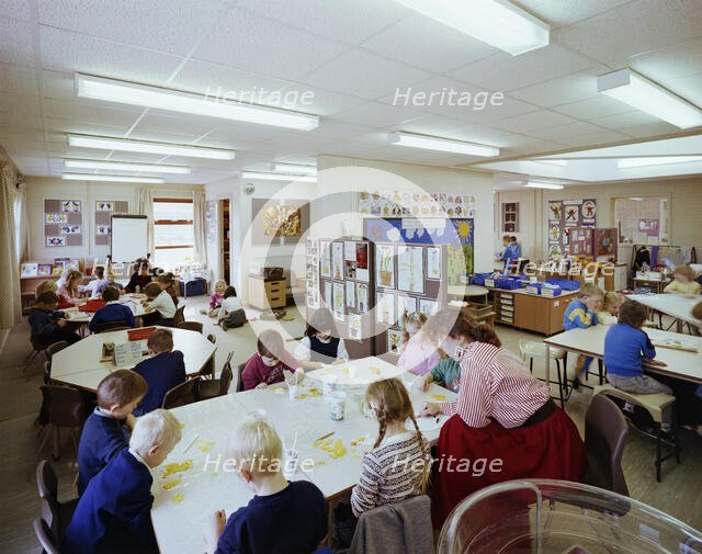 Whingate Primary School, Whingate Road, Leeds, 09/03/1989. Creator: John Laing plc.