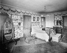 Douglas residence, bedroom with cheval glass, Detroit, Mich., between 1905 and 1915. Creator: Unknown.