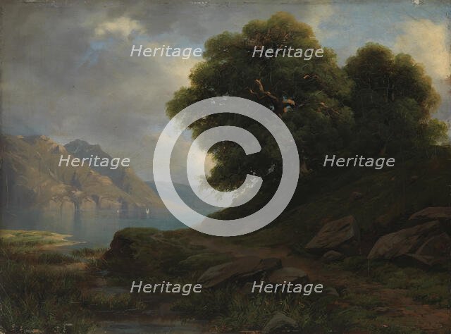 Alpine Landscape, 1830-1864. Creator: Alexandre Calame.