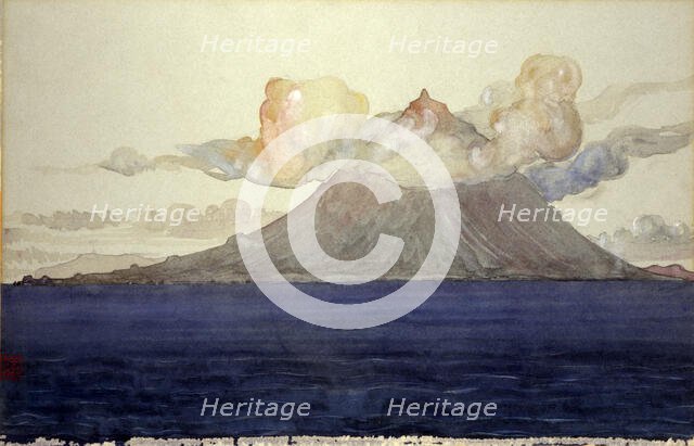 Mt. Pico, Azores Islands, 1905. Creator: Cass Gilbert.