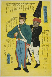 Dutch (Orandajin), from the series "People of the Five Nations (Gokakoku no uchi)", 1861. Creator: Utagawa Kunihisa.