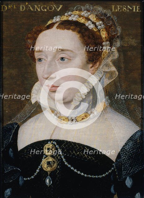 Portrait of Diane de France, Duchess of Angoulême (1538-1619) , 1570. Creator: Clouet, François, (School)  .