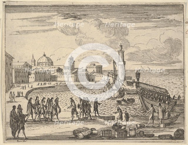 Francesco I d'Este Combines Forces with The Republic of Venice and Genoa Against the Ottom..., 1659. Creator: Bartolomeo Fenice.