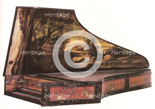 Claviorganum, 1712. Creator: Herman Willenbrock.