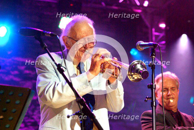 Humphrey Lyttelton, Brecon Jazz Festival, Powys, Wales, 2007. Artist: Brian O'Connor