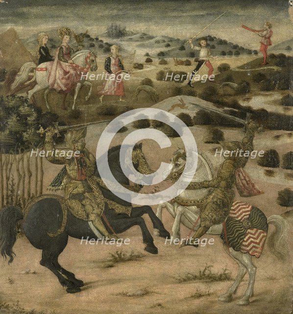 Knight Legend Scene, 1450-1475. Artist: Anonymous  