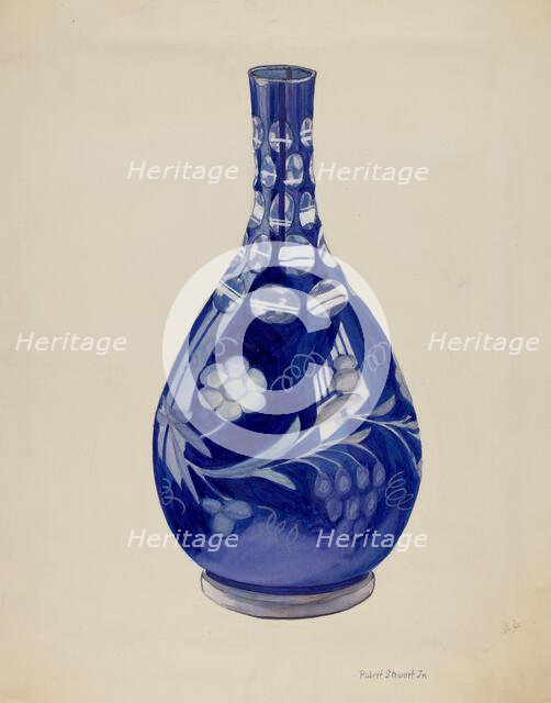 Vase, 1935/1942. Creator: Robert Stewart.