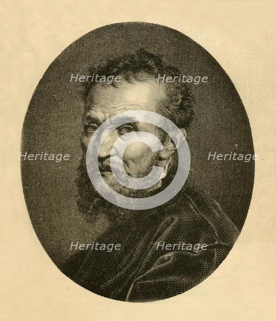 'Portrait of Michael Angelo Buonarotti', 1881. Creator: Unknown.