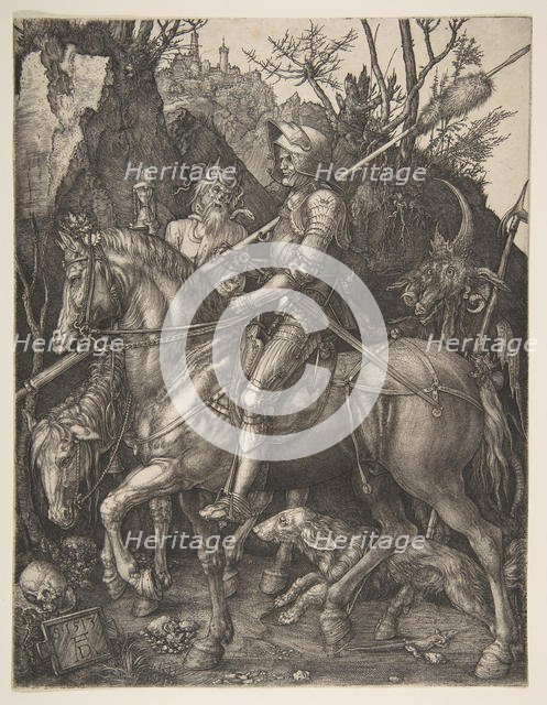 Knight, Death and the Devil, 1513. Creator: Albrecht Durer.