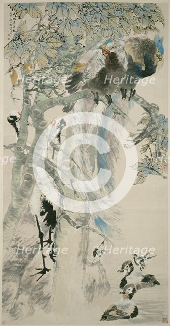 The Five Virtues, Qing dynasty (1644-1911), 1895. Creator: Ren Yi.