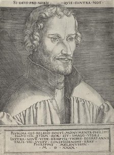 Philip Melanchthon, 1540. Creator: Heinrich Aldegrever.