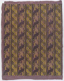 Sheet with four borders with guilloche and ribbon patterns, late 18t..., late 18th-mid-19th century. Creator: Anon.