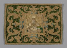 Fragment (From a Chasuble), Spain, 17th century. Creator: Unknown.