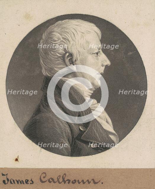 James Calhoun, 1803. Creator: Charles Balthazar Julien Févret de Saint-Mémin.