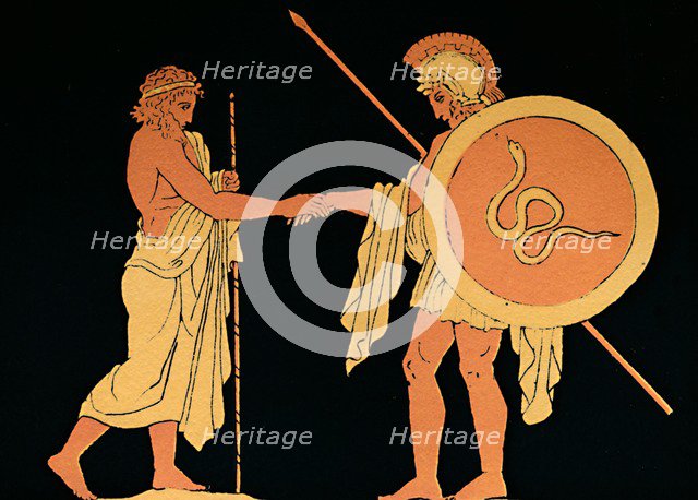 'Pelias Sending Forth Jason', 1880. Artist: Antique.