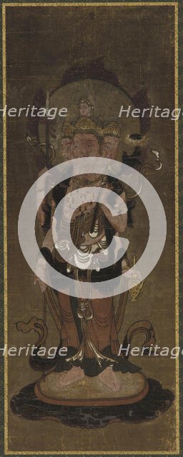 One of the twelve deva: Bonten (Brahma), late 15th-early 16th century. Creator: Unknown.