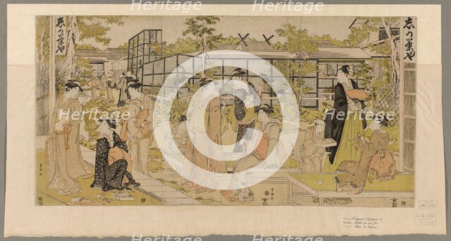 Kacho chaya, c. 1792/93. Creator: Utagawa Toyokuni I.