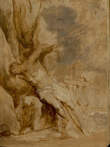 Saint Sebastian Tended by an Angel, about 1630-1632. Creator: Anthony van Dyck.