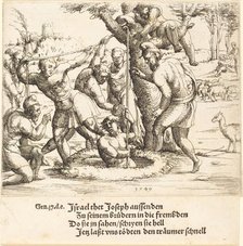 Joseph Thrown into the Well, 1549. Creator: Augustin Hirschvogel.