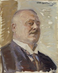 Self-Portrait, 1916. Creator: Albert Gebhard.