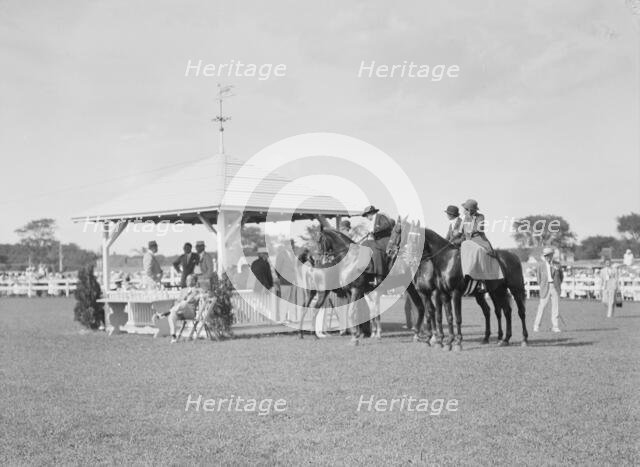 East Hampton horse show, 1932. Creator: Arnold Genthe.