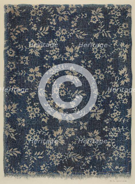Resist Fabric, c. 1939. Creator: Milton Bevier.