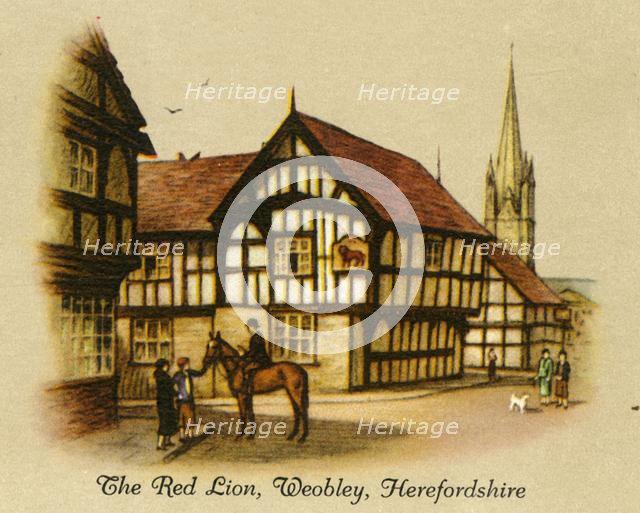 'The Red Lion, Weobley, Herefordshire', 1936.   Creator: Unknown.