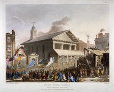 Covent Garden Market, Westminster, London, 1808. Artist: Augustus Charles Pugin