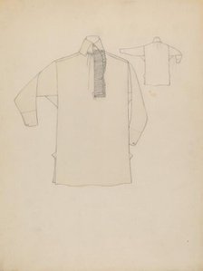 Man's Shirt, c. 1936. Creator: Rosalia Lane.
