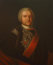 Portrait of Fyodor Abrahamovich Lopukhin (1697-1757), Second Half of the 18th cen. Creator: Anonymous.