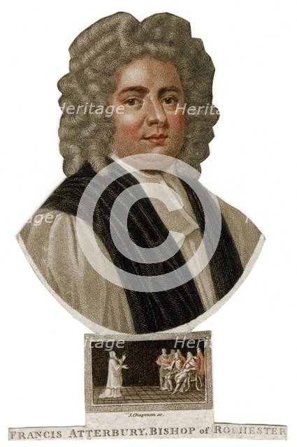 Francis Atterbury, Bishop of Rochester, 18th century.Artist: J Chapman