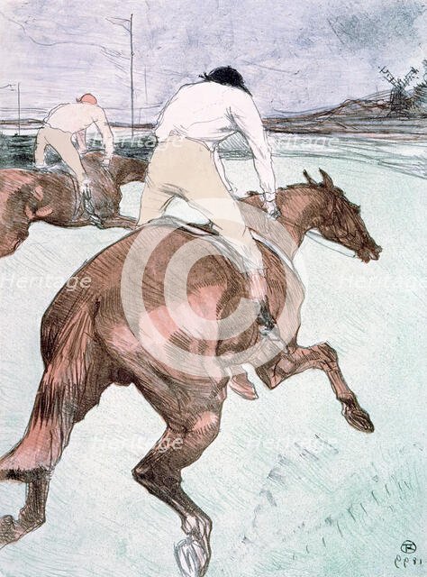 The Jockey, 1899. Creator: Henri de Toulouse-Lautrec.