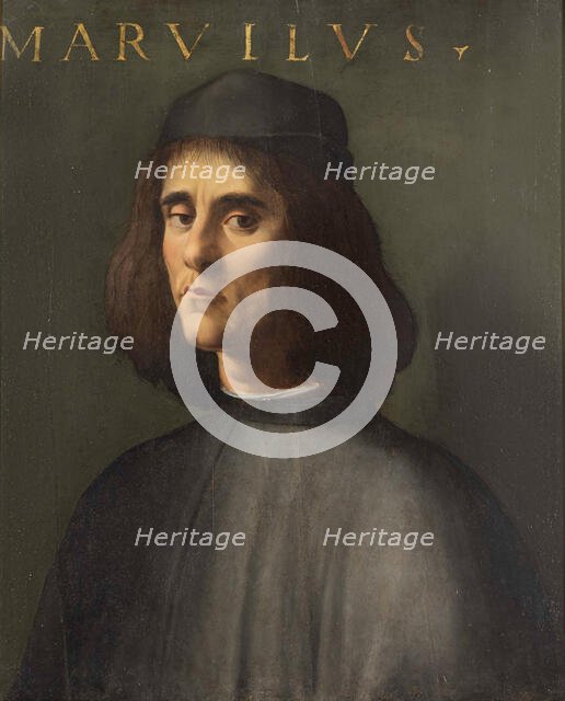 Portrait of Michael Tarchaniota Marullus, before 1521. Creator: Ghirlandaio, Ridolfo (1483-1561).