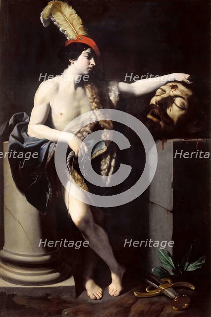 David with the Head of Goliath, 1605-1606. Creator: Reni, Guido (1575-1642).