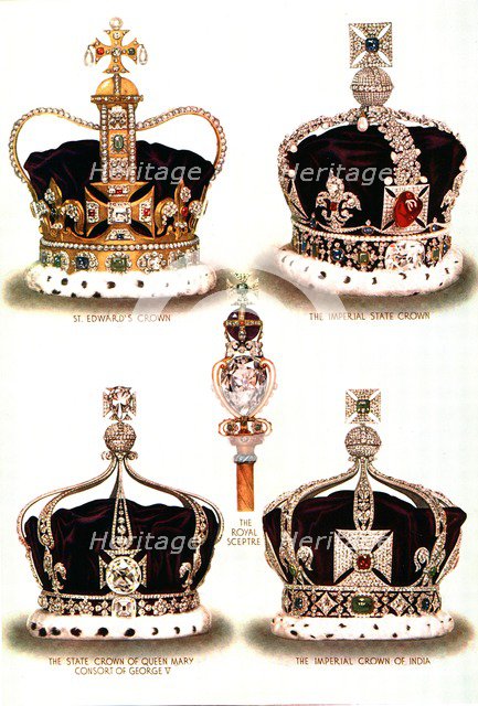 Symbols of Imperial Majesty, c1935. Creator: George John Younghusband.