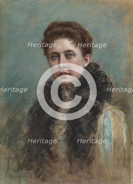 Duchess Margarete Sophie of Württemberg, Archduchess of Austria (1870-1902) , 1903. Creator: Wächter (Wächter-Spittler), Paula von (1860-1944).