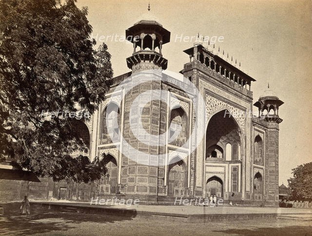 The Taj Mahal, Agra, India: the gateway, c1900. Creator: Unknown.