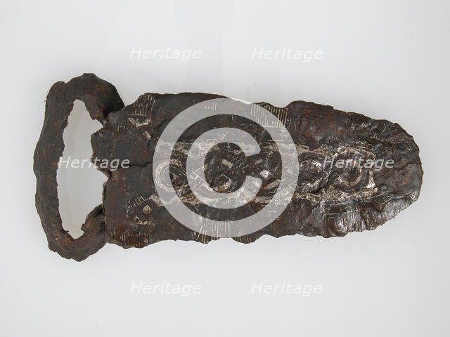 Belt Buckle Loop, Frankish, 4th-7th century. Creator: Unknown.