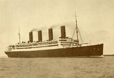 'The "Aquitania" (Cunard Line), 45,647 Tons', c1930. Creator: Unknown.