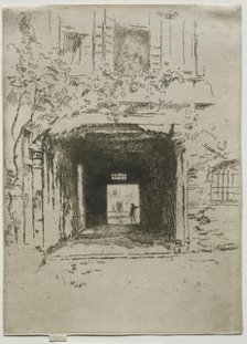 Doorway and Vine, 1886. Creator: James McNeill Whistler (American, 1834-1903).