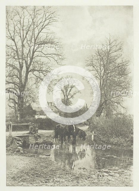 Sleepy Hollow, c. 1889, printed 1889. Creator: Joseph Gale.