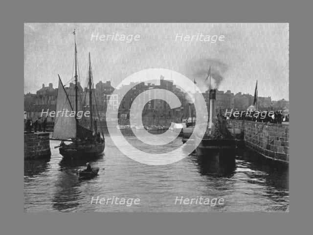The Harbour, Bridlington Quay, c1900. Artist: JW Shores.