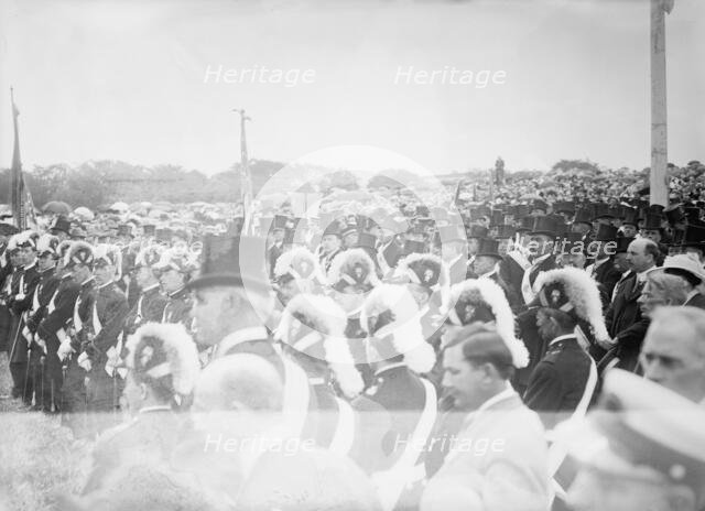 Military Field Mass, 1912. Creator: Harris & Ewing.