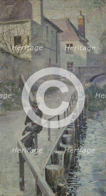 The Stolpeckgasse at Klosterneuburg, 1907.