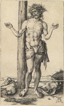 The Man of Sorrows with Arms Outstretched, c. 1500. Creator: Albrecht Durer.