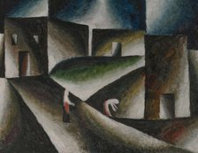 Ascetic Landscape II, 1922. Creator: Segal, Arthur (1875-1944).