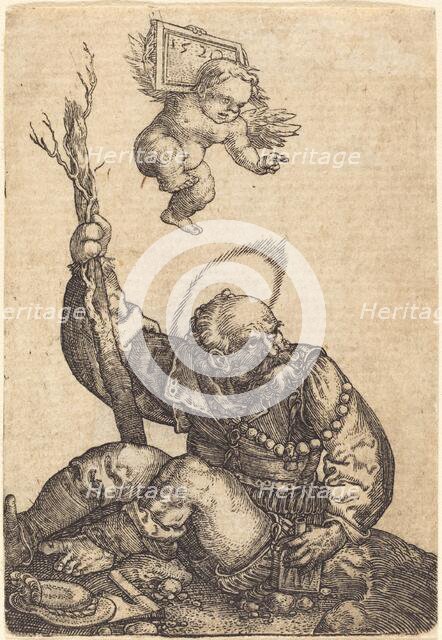 Saint Christopher, 1520. Creator: Barthel Beham.