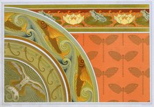 Designs for wallpaper borders, pub. 1897. Creator: Maurice Pillard Verneuil (1869?1942).