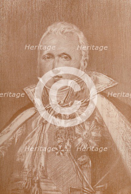 'Marshal Claude-Victor Perrin, Duke of Belluno', 1808, (1896). Artist: Unknown.